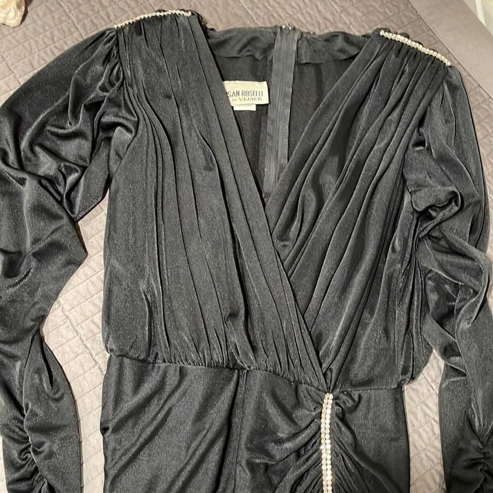 Ladies Vintage Black Gown